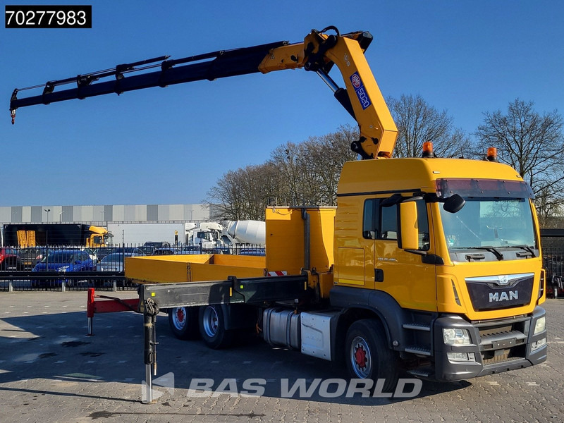 Platforminis/ Bortinis sunkvežimis, Sunkvežimis su kranu MAN TGS 26.480 6X4 HMF 5020-K6 Crane Kran Hydrodrive Lift+Lenkachse Euro 6: foto 5 Platforminis/ Bortinis sunkvežimis, Sunkvežimis su kranu MAN TGS 26.480 6X4 HMF 5020-K6 Crane Kran Hydrodrive Lift+Lenkachse Euro 6: foto 5