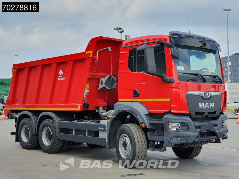 Nauja Savivartis sunkvežimis MAN TGS 33.400 6X4 NEW! 16m3 Wielton tipper Manual Body heating Big-Axle Euro 5: foto 6
