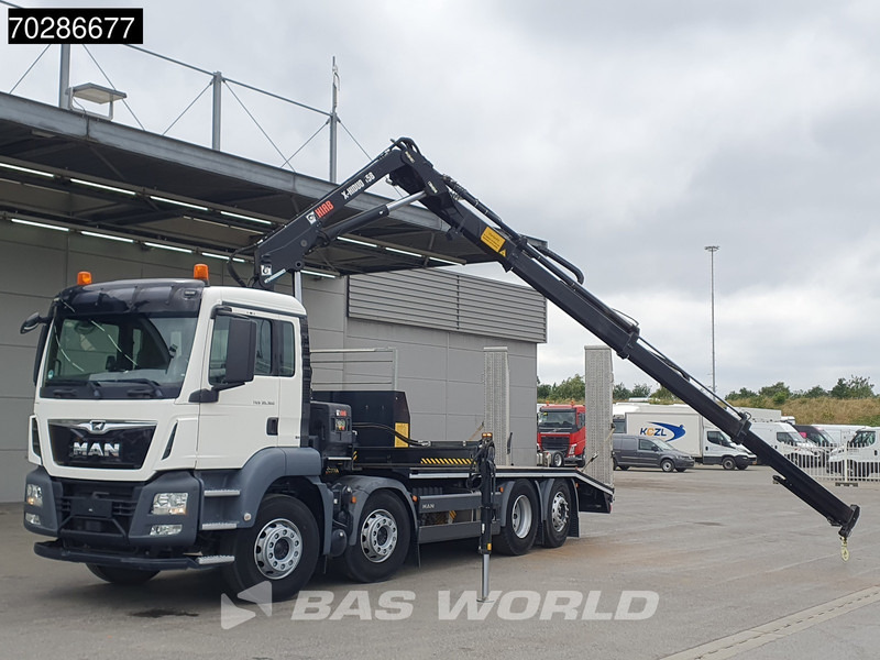 MAN TGS 35.360 8X2 HIAB X-Hiduo 158 BS-3 Crane Lift+lenkasche Machine transporter Euro 6 - Autovežis sunkvežimis, Sunkvežimis su kranu: foto 5 MAN TGS 35.360 8X2 HIAB X-Hiduo 158 BS-3 Crane Lift+lenkasche Machine transporter Euro 6 - Autovežis sunkvežimis, Sunkvežimis su kranu: foto 5
