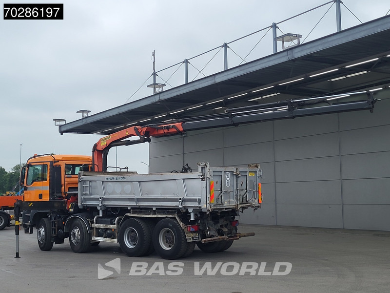 MAN TGS 35.400 8X4 Palfinger PK16001 K Kran Crane Retarder Big-Axle 2-Way tipper Euro 6 - Savivartis sunkvežimis, Sunkvežimis su kranu: foto 2 MAN TGS 35.400 8X4 Palfinger PK16001 K Kran Crane Retarder Big-Axle 2-Way tipper Euro 6 - Savivartis sunkvežimis, Sunkvežimis su kranu: foto 2