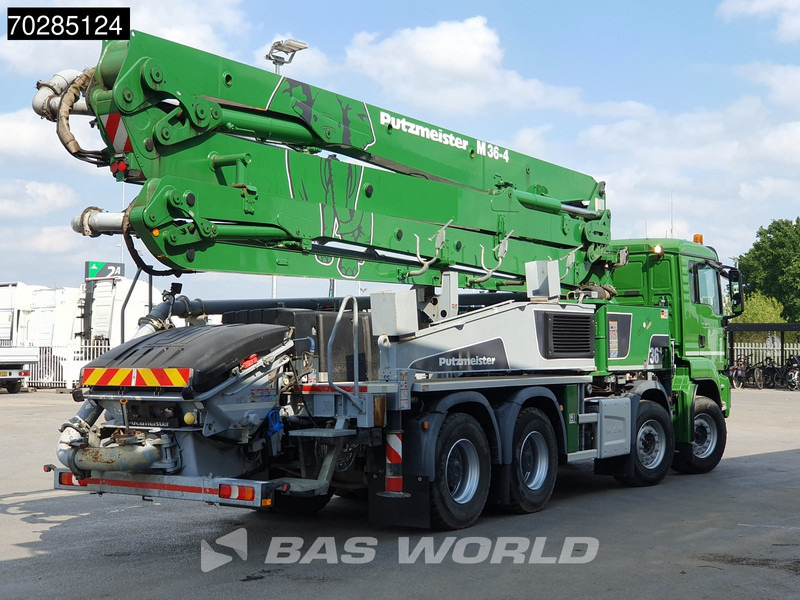 MAN TGS 37.460 8X4 Putzmeister M36-4 Pump Manual Big-Axle Steelsuspension Navi Euro 6 - Betono siurblys: foto 5 MAN TGS 37.460 8X4 Putzmeister M36-4 Pump Manual Big-Axle Steelsuspension Navi Euro 6 - Betono siurblys: foto 5
