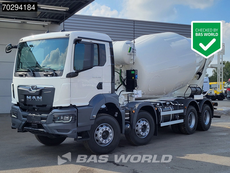 MAN TGS 41.440 8X4 New! 12m3 Stetter Mixer Big-Axle Steelsuspension Automatic Euro 6 - Betonvežis: foto 1 MAN TGS 41.440 8X4 New! 12m3 Stetter Mixer Big-Axle Steelsuspension Automatic Euro 6 - Betonvežis: foto 1