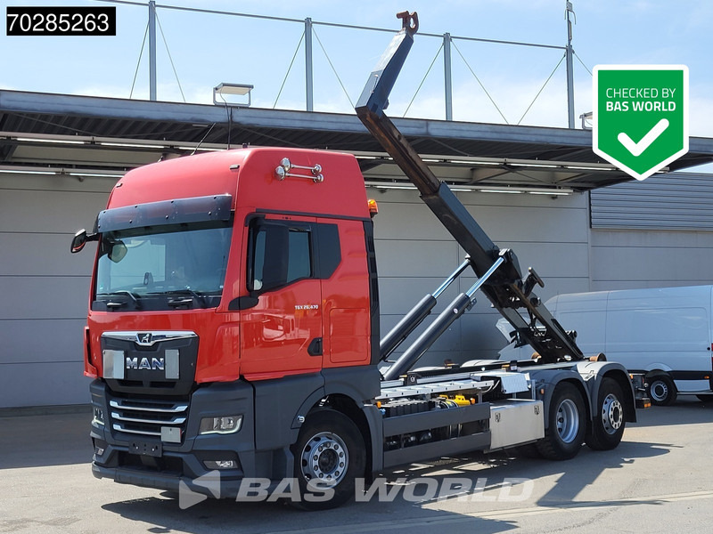 MAN TGX 26.470 TGX 6X2 21 Tonnes VDL hooklift Retarder Lift+Lenkachse ACC Navi Euro 6 - Hook-lift sunkvežimis: foto 1 MAN TGX 26.470 TGX 6X2 21 Tonnes VDL hooklift Retarder Lift+Lenkachse ACC Navi Euro 6 - Hook-lift sunkvežimis: foto 1