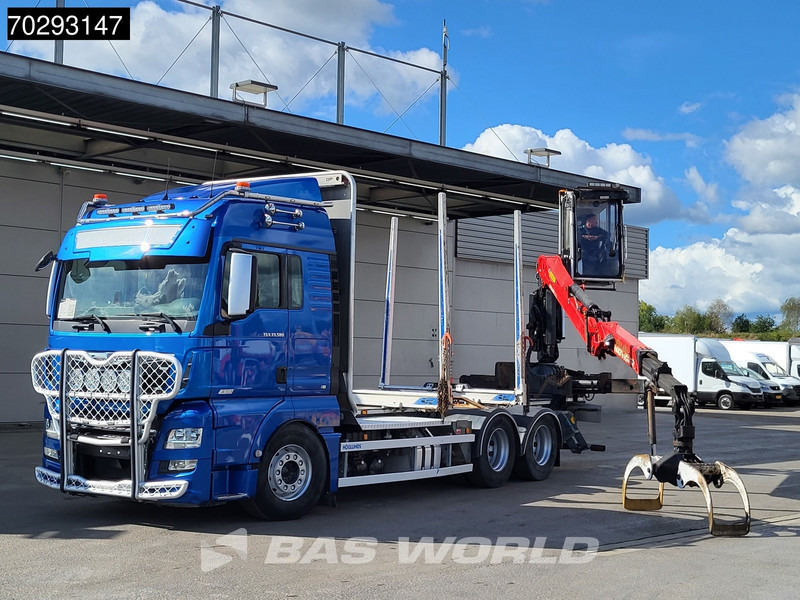 MAN TGX 33.580 TGX 6X4 XLX Palfinger M12L83 Retarder Navi Xenon Euro 6 - Miškovežis, Sunkvežimis su kranu: foto 5 MAN TGX 33.580 TGX 6X4 XLX Palfinger M12L83 Retarder Navi Xenon Euro 6 - Miškovežis, Sunkvežimis su kranu: foto 5
