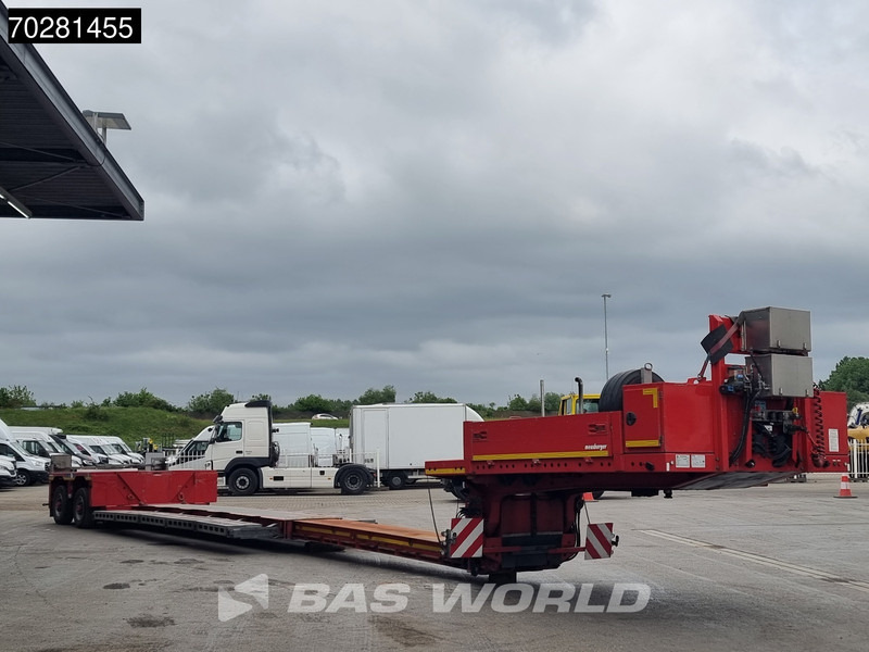 MEUSBURGER Type MPG-2 2 axles Extendable 2xLenkachse Gooseneck - Žemo profilio platforma puspriekabė: foto 3 MEUSBURGER Type MPG-2 2 axles Extendable 2xLenkachse Gooseneck - Žemo profilio platforma puspriekabė: foto 3