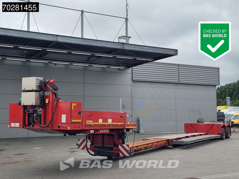 Žemo profilio platforma puspriekabė MEUSBURGER Type MPG-2 2 axles Extendable 2xLenkachse Gooseneck: foto 1