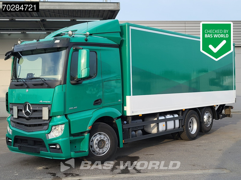 Mercedes-Benz Actros 2545 6X2 1500kg Ladebordwand Retarder Automatic Liftachse ACC Euro 6 - Furgonas sunkvežimis: foto 1 Mercedes-Benz Actros 2545 6X2 1500kg Ladebordwand Retarder Automatic Liftachse ACC Euro 6 - Furgonas sunkvežimis: foto 1