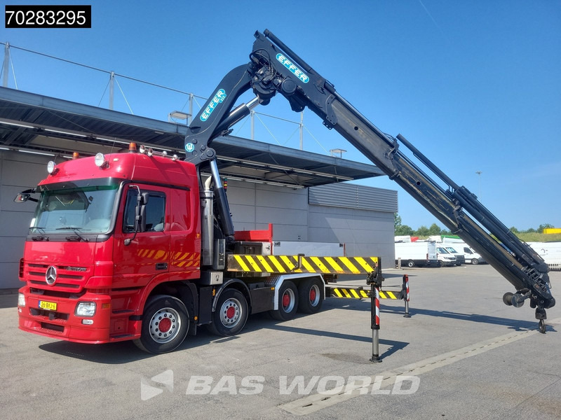 Mercedes-Benz Actros 2648 850 8X4 Effer 850/9S Kran Fifth wheel Big-Axle Automatic Euro 5 - Platforminis/ Bortinis sunkvežimis, Sunkvežimis su kranu: foto 3 Mercedes-Benz Actros 2648 850 8X4 Effer 850/9S Kran Fifth wheel Big-Axle Automatic Euro 5 - Platforminis/ Bortinis sunkvežimis, Sunkvežimis su kranu: foto 3