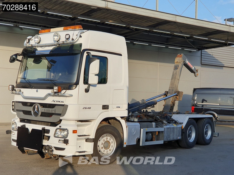 Mercedes-Benz Actros 2648 Actros 6X4 HIAB XR20SL56 Hooklift Big-Axle Automatic Euro 5 - Hook-lift sunkvežimis: foto 3 Mercedes-Benz Actros 2648 Actros 6X4 HIAB XR20SL56 Hooklift Big-Axle Automatic Euro 5 - Hook-lift sunkvežimis: foto 3