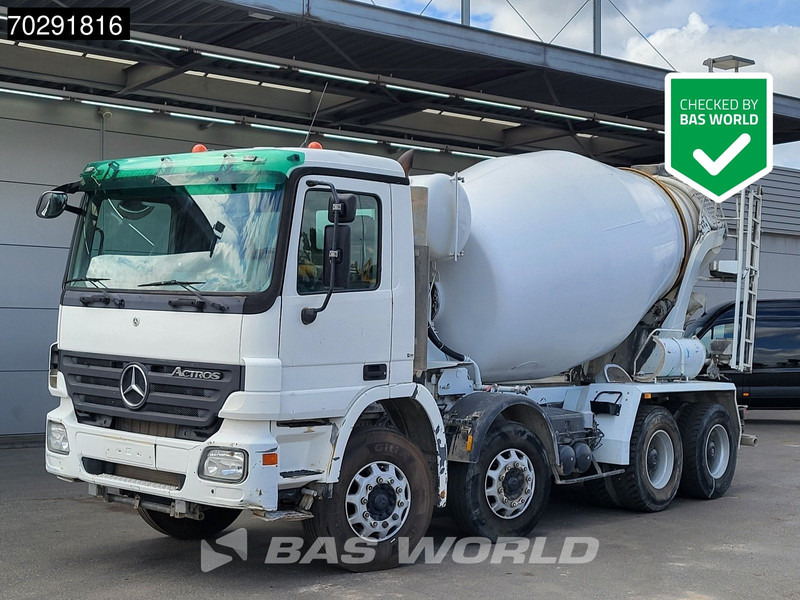Mercedes-Benz Actros 3236 8X4 9M3 Stetter Mixer Big-Axle 3-Pedals Steelsuspension Euro 3 - Betonvežis: foto 1 Mercedes-Benz Actros 3236 8X4 9M3 Stetter Mixer Big-Axle 3-Pedals Steelsuspension Euro 3 - Betonvežis: foto 1