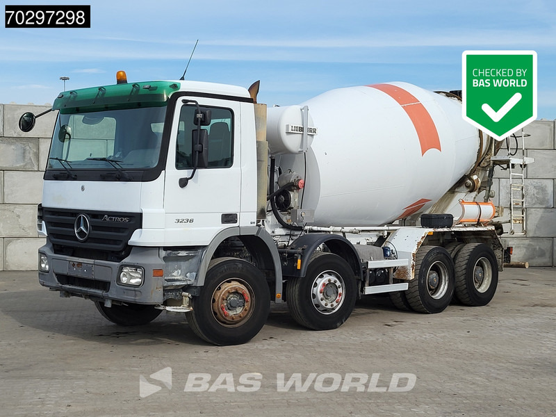 Mercedes-Benz Actros 3236 8X4 9m3 Liebherr 3-Pedals Steelsuspension Big-Axle Euro 3 - Betonvežis: foto 1 Mercedes-Benz Actros 3236 8X4 9m3 Liebherr 3-Pedals Steelsuspension Big-Axle Euro 3 - Betonvežis: foto 1