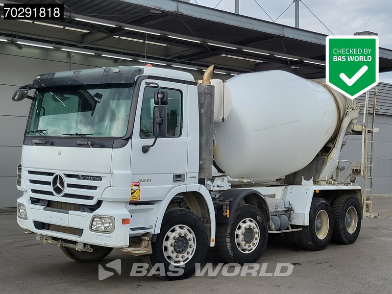 Mercedes-Benz Actros 3241 8X4 9m3 Stetter Steelsuspension 3-Pedals Retarder Euro 4 - Betonvežis: foto 1 Mercedes-Benz Actros 3241 8X4 9m3 Stetter Steelsuspension 3-Pedals Retarder Euro 4 - Betonvežis: foto 1