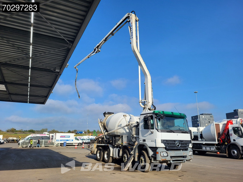 Mercedes-Benz Actros 3241 8X4 Mecbo M3-23.3/100-BZ 7m3 PUMI Big-Axle Steelsuspension Automatic Euro 4 - Betonvežis: foto 3 Mercedes-Benz Actros 3241 8X4 Mecbo M3-23.3/100-BZ 7m3 PUMI Big-Axle Steelsuspension Automatic Euro 4 - Betonvežis: foto 3