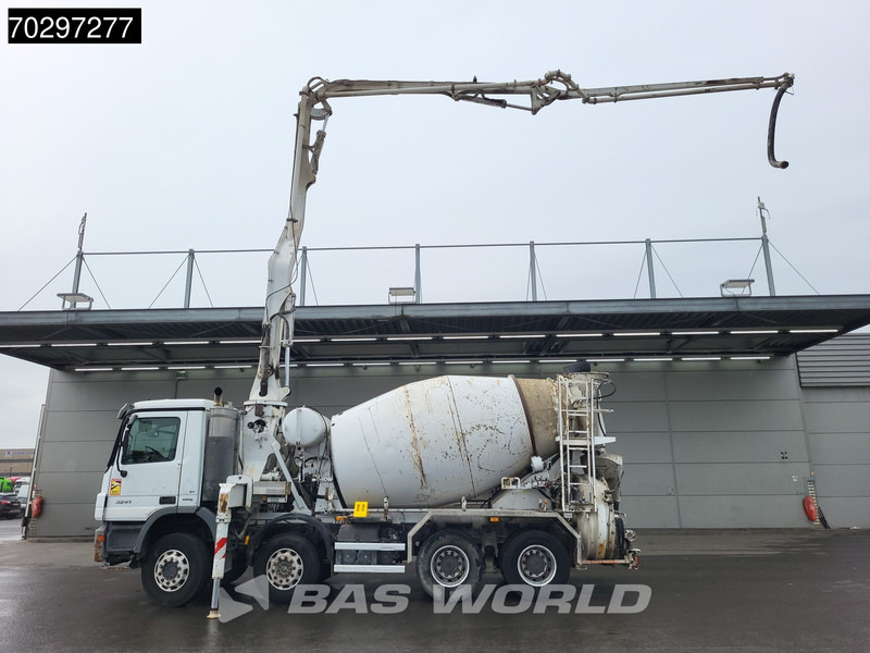 Mercedes-Benz Actros 3241 8X4 Putzmeister TMM 21-3 PUMI 7m3 Liebherr Big-Axle 3-Pedals Euro 4 - Betono siurblys: foto 5 Mercedes-Benz Actros 3241 8X4 Putzmeister TMM 21-3 PUMI 7m3 Liebherr Big-Axle 3-Pedals Euro 4 - Betono siurblys: foto 5