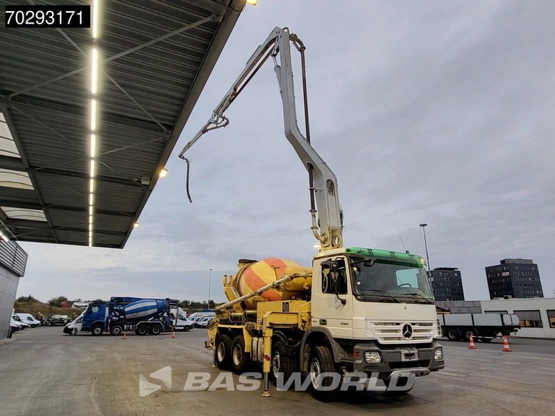 Mercedes-Benz Actros 3244 8X4 Retarder Putzmeister 24 Mtrs Pumi Big-Axle 3-Pedals Euro 4 - Betono siurblys: foto 3 Mercedes-Benz Actros 3244 8X4 Retarder Putzmeister 24 Mtrs Pumi Big-Axle 3-Pedals Euro 4 - Betono siurblys: foto 3