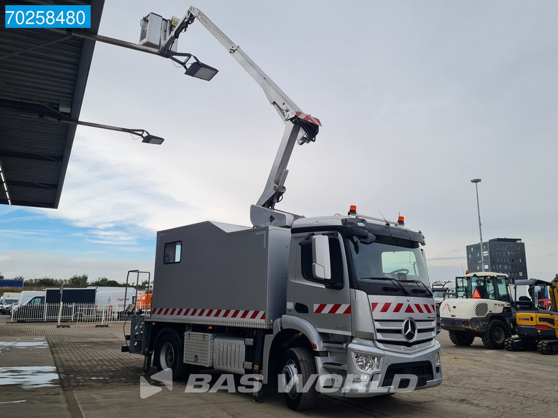 Mercedes-Benz Antos 1830 4X2 Hubarbeitsbühne 14.70m Time France VST 248 NF Navi Euro 6 - Sunkvežimis su kranu: foto 5 Mercedes-Benz Antos 1830 4X2 Hubarbeitsbühne 14.70m Time France VST 248 NF Navi Euro 6 - Sunkvežimis su kranu: foto 5