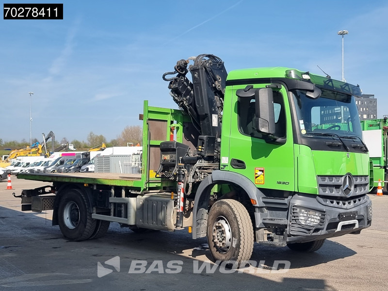 Mercedes-Benz Arocs 1830 4X2 Hiab 122 ES-3 HIPRO Kran Crane Big-Axle Euro 6 - Platforminis/ Bortinis sunkvežimis, Sunkvežimis su kranu: foto 3 Mercedes-Benz Arocs 1830 4X2 Hiab 122 ES-3 HIPRO Kran Crane Big-Axle Euro 6 - Platforminis/ Bortinis sunkvežimis, Sunkvežimis su kranu: foto 3