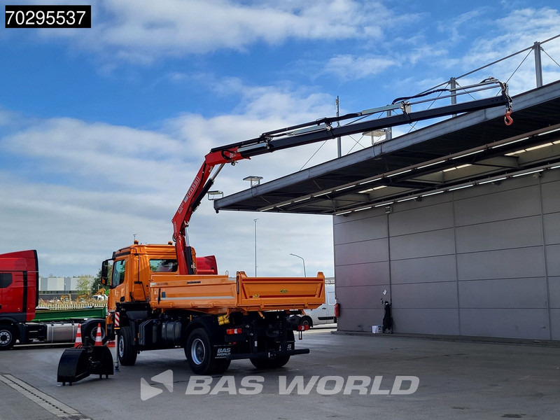 Mercedes-Benz Arocs 1835 4X4 4x4 Fassi F135AC.0.24 Crane Kran Meiller 3-Way Tipper Big-Axle - Savivartis sunkvežimis, Sunkvežimis su kranu: foto 5 Mercedes-Benz Arocs 1835 4X4 4x4 Fassi F135AC.0.24 Crane Kran Meiller 3-Way Tipper Big-Axle - Savivartis sunkvežimis, Sunkvežimis su kranu: foto 5
