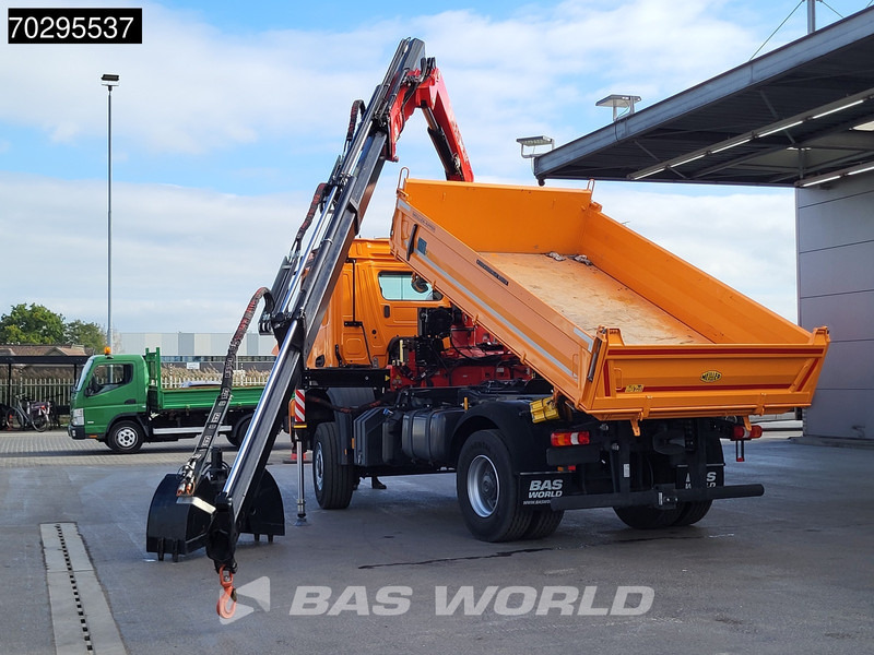 Mercedes-Benz Arocs 1835 4X4 4x4 Fassi F135AC.0.24 Crane Kran Meiller 3-Way Tipper Big-Axle - Savivartis sunkvežimis, Sunkvežimis su kranu: foto 2 Mercedes-Benz Arocs 1835 4X4 4x4 Fassi F135AC.0.24 Crane Kran Meiller 3-Way Tipper Big-Axle - Savivartis sunkvežimis, Sunkvežimis su kranu: foto 2