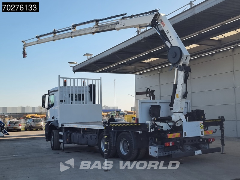 Mercedes-Benz Arocs 2636 6X4 HIAB X-HIDUO 188 ES-S Crane Kran Big axle Euro 6 - Platforminis/ Bortinis sunkvežimis, Sunkvežimis su kranu: foto 2 Mercedes-Benz Arocs 2636 6X4 HIAB X-HIDUO 188 ES-S Crane Kran Big axle Euro 6 - Platforminis/ Bortinis sunkvežimis, Sunkvežimis su kranu: foto 2