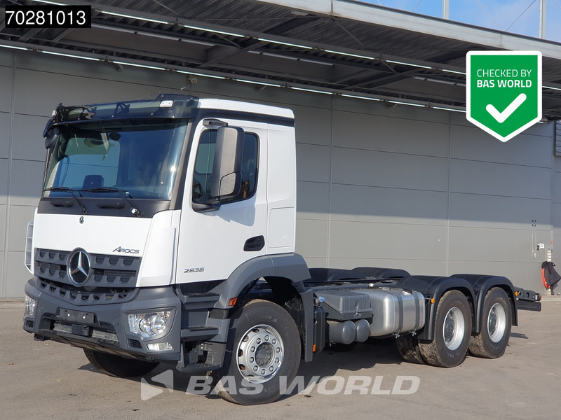 Mercedes-Benz Arocs 2636 6X4 NEW chassis Flywheel PTO Big-Axle Automatic Steelsuspension Euro 6 - Važiuoklės sunkvežimis: foto 1 Mercedes-Benz Arocs 2636 6X4 NEW chassis Flywheel PTO Big-Axle Automatic Steelsuspension Euro 6 - Važiuoklės sunkvežimis: foto 1