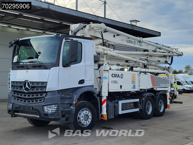 Betono siurblys Mercedes-Benz Arocs 2640 6X4 36mtr CIFA K36L-HP168EC 4 arm Automatic Big-Axle Steelsuspension Euro 6: foto 6 Betono siurblys Mercedes-Benz Arocs 2640 6X4 36mtr CIFA K36L-HP168EC 4 arm Automatic Big-Axle Steelsuspension Euro 6: foto 6