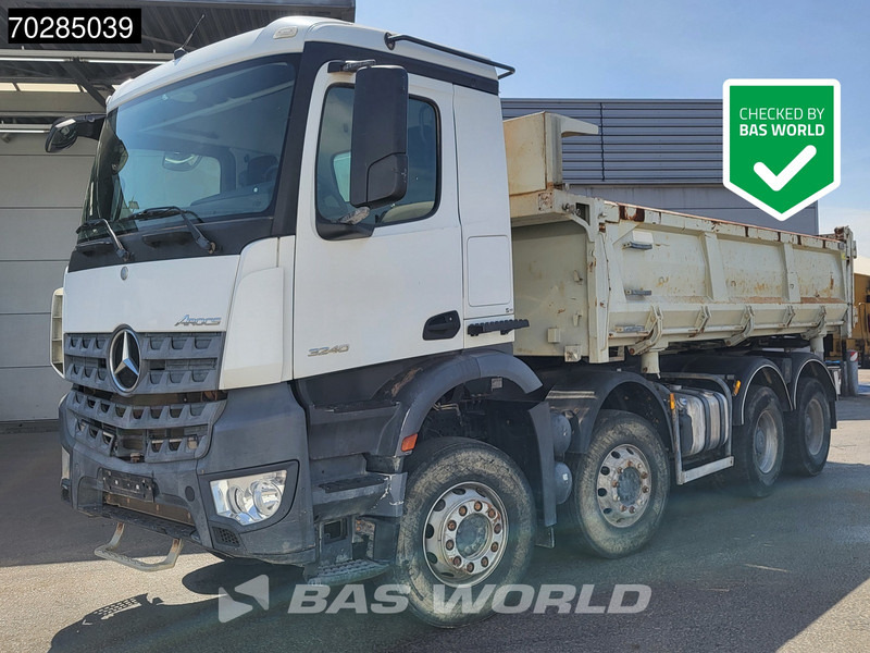 Mercedes-Benz Arocs 3240 8X4 12m3 2-side Tipper SteelSuspension Automatic Big-Axle Euro 6 - Savivartis sunkvežimis: foto 1 Mercedes-Benz Arocs 3240 8X4 12m3 2-side Tipper SteelSuspension Automatic Big-Axle Euro 6 - Savivartis sunkvežimis: foto 1