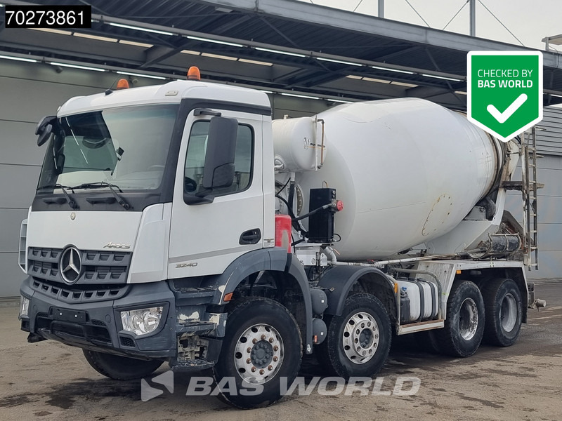 Mercedes-Benz Arocs 3240 8X4 9m3 Steelsuspension Automatic Alcoa's Euro 6 - Betonvežis: foto 1 Mercedes-Benz Arocs 3240 8X4 9m3 Steelsuspension Automatic Alcoa's Euro 6 - Betonvežis: foto 1