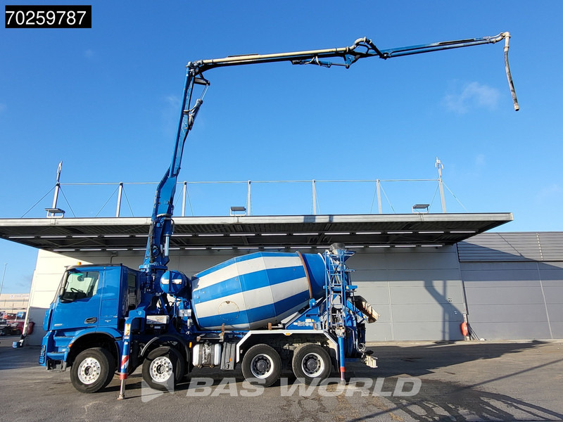 Mercedes-Benz Arocs 3251 8X4 PUMI Putzmeister TMM 24 + Liebherr 7m3 Mixer Retarder Euro 6 - Betono siurblys: foto 5 Mercedes-Benz Arocs 3251 8X4 PUMI Putzmeister TMM 24 + Liebherr 7m3 Mixer Retarder Euro 6 - Betono siurblys: foto 5