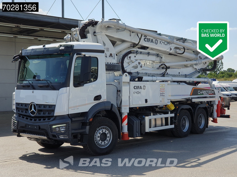 Mercedes-Benz Arocs 3343 6X4 BigAxle Hydrauliek Navi Euro 6 Nieuw - Betono siurblys: foto 1 Mercedes-Benz Arocs 3343 6X4 BigAxle Hydrauliek Navi Euro 6 Nieuw - Betono siurblys: foto 1