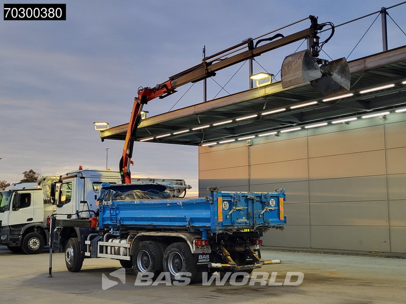 Mercedes-Benz Arocs 3343 6X4 Palfinger PK12.501 SLD Kran Crane 7m3 tipper Big-Axle Automatic Euro 6 - Savivartis sunkvežimis, Sunkvežimis su kranu: foto 2 Mercedes-Benz Arocs 3343 6X4 Palfinger PK12.501 SLD Kran Crane 7m3 tipper Big-Axle Automatic Euro 6 - Savivartis sunkvežimis, Sunkvežimis su kranu: foto 2
