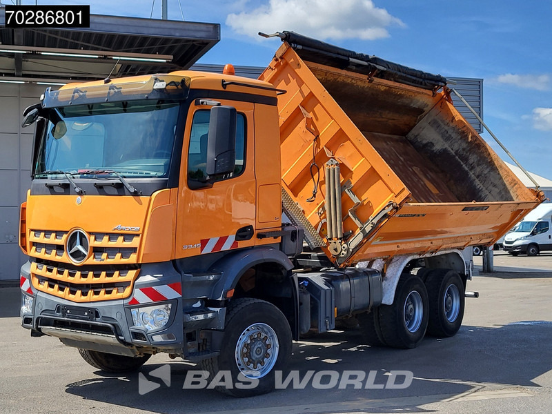 Savivartis sunkvežimis Mercedes-Benz Arocs 3345 6X6 11m3 Meiller Mixer Steelsuspension Big-Axle Euro 6: foto 6