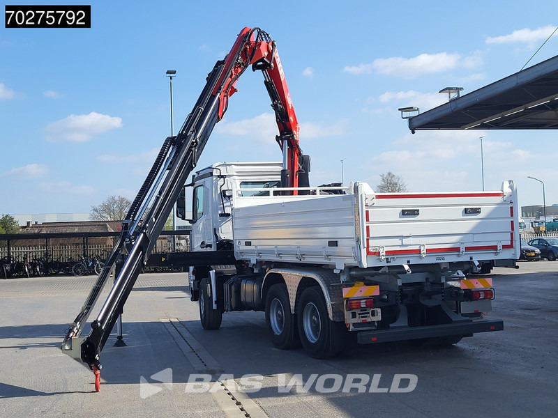 Mercedes-Benz Arocs 3348 6X4 Fasi F195A.2.24 Kran 3 sided tipper 9m3 Big-Axle Navi Euro 6 - Savivartis sunkvežimis, Sunkvežimis su kranu: foto 5 Mercedes-Benz Arocs 3348 6X4 Fasi F195A.2.24 Kran 3 sided tipper 9m3 Big-Axle Navi Euro 6 - Savivartis sunkvežimis, Sunkvežimis su kranu: foto 5