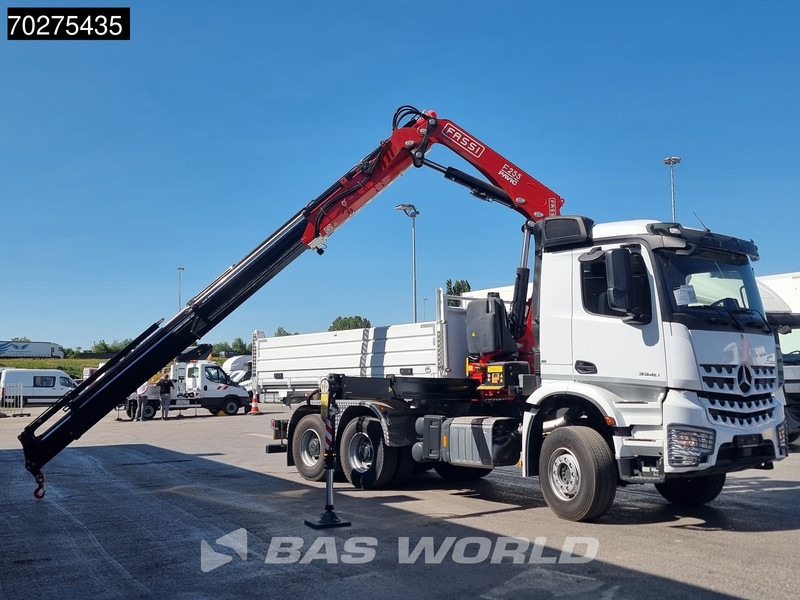 Mercedes-Benz Arocs 3348 6X4 Fassi F255A2.24 Kran Crane 9m3 3-Sided Tipper Big-Axle Euro 6 - Savivartis sunkvežimis, Sunkvežimis su kranu: foto 5 Mercedes-Benz Arocs 3348 6X4 Fassi F255A2.24 Kran Crane 9m3 3-Sided Tipper Big-Axle Euro 6 - Savivartis sunkvežimis, Sunkvežimis su kranu: foto 5