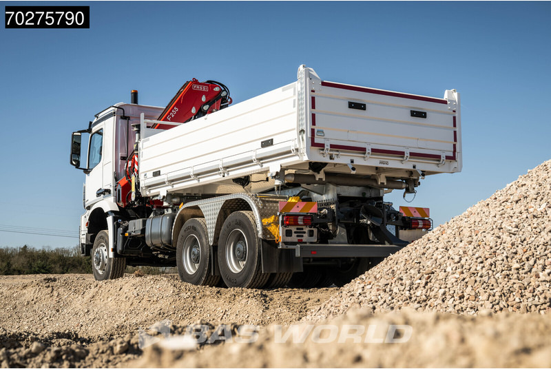 Mercedes-Benz Arocs 3348 6X6 Full Steel Retarder Fassi 25T/M Crane Kran Euro 6 - Savivartis sunkvežimis, Sunkvežimis su kranu: foto 5 Mercedes-Benz Arocs 3348 6X6 Full Steel Retarder Fassi 25T/M Crane Kran Euro 6 - Savivartis sunkvežimis, Sunkvežimis su kranu: foto 5