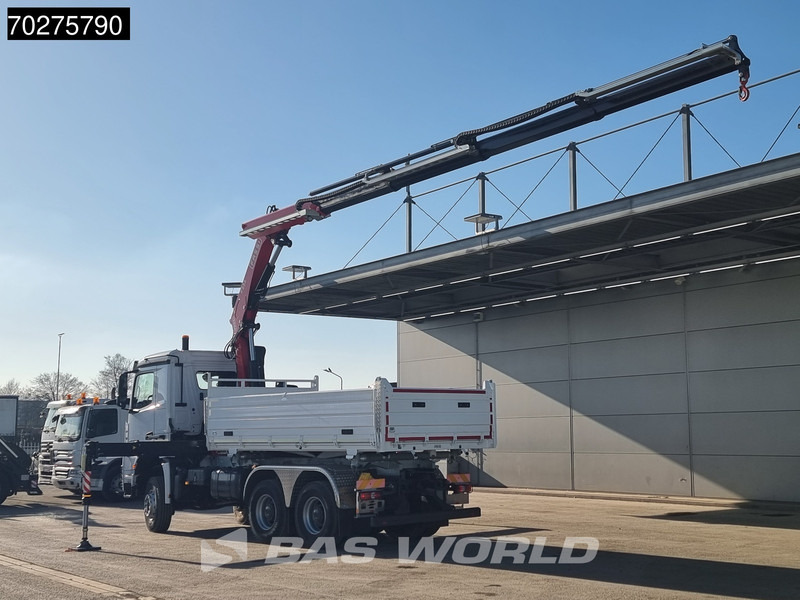 Mercedes-Benz Arocs 3348 6X6 Full Steel Retarder Fassi 25T/M Crane Kran Euro 6 - Savivartis sunkvežimis, Sunkvežimis su kranu: foto 2 Mercedes-Benz Arocs 3348 6X6 Full Steel Retarder Fassi 25T/M Crane Kran Euro 6 - Savivartis sunkvežimis, Sunkvežimis su kranu: foto 2