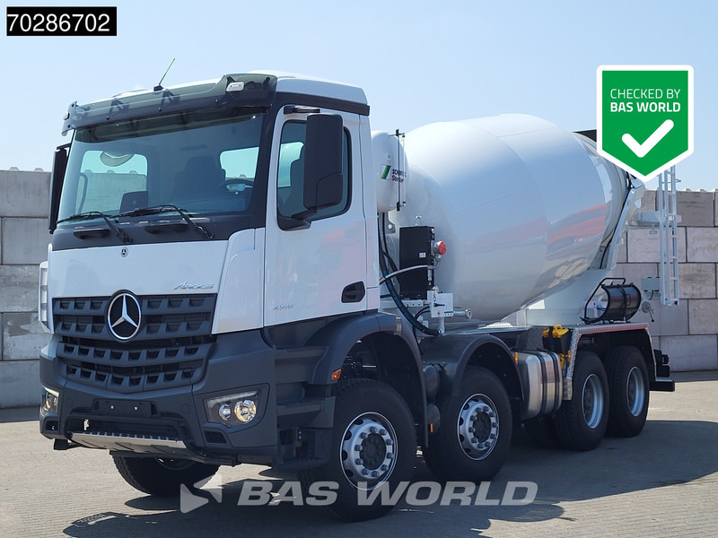 Mercedes-Benz Arocs 4145 8X4 NEW! 11m3 Schwing Stetter Mixer Manual Big-Axle Steel suspension Euro 3 - Betonvežis: foto 1 Mercedes-Benz Arocs 4145 8X4 NEW! 11m3 Schwing Stetter Mixer Manual Big-Axle Steel suspension Euro 3 - Betonvežis: foto 1