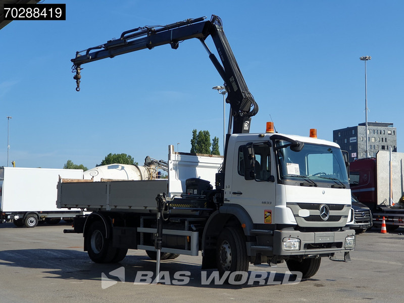 Mercedes-Benz Axor 1833 Axor 4X2 HIAB XS B-122 HIDUO Crane Kran Manual Steelsuspension Big-Axle Euro 5 - Savivartis sunkvežimis, Sunkvežimis su kranu: foto 3 Mercedes-Benz Axor 1833 Axor 4X2 HIAB XS B-122 HIDUO Crane Kran Manual Steelsuspension Big-Axle Euro 5 - Savivartis sunkvežimis, Sunkvežimis su kranu: foto 3