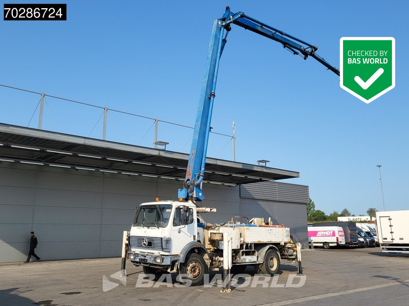 Mercedes-Benz SK 1922 4X2 Schwing Stetter KVM 26/22 Pump Steel Suspension Big-Axle Manual Euro 1 - Betono siurblys: foto 1 Mercedes-Benz SK 1922 4X2 Schwing Stetter KVM 26/22 Pump Steel Suspension Big-Axle Manual Euro 1 - Betono siurblys: foto 1