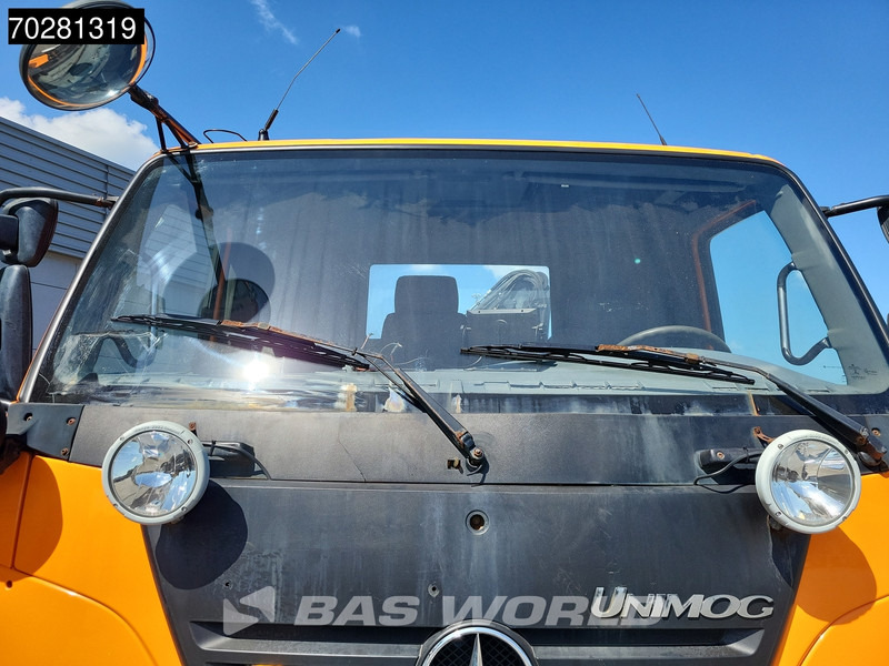 Platforminis/ Bortinis sunkvežimis, Sunkvežimis su kranu Mercedes-Benz U20 4X4 Hiab 022D-3 HIDUO Kran Crane Hydraulic Euro 5: foto 13