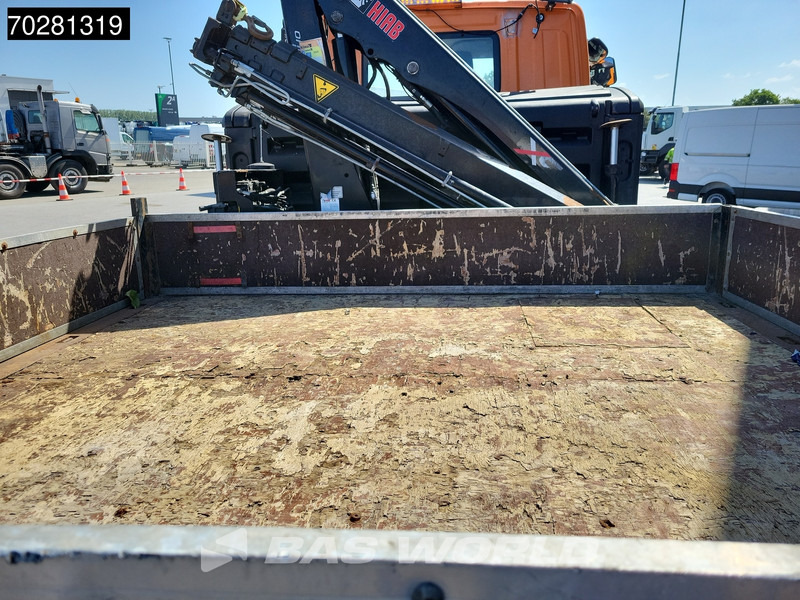 Platforminis/ Bortinis sunkvežimis, Sunkvežimis su kranu Mercedes-Benz U20 4X4 Hiab 022D-3 HIDUO Kran Crane Hydraulic Euro 5: foto 18