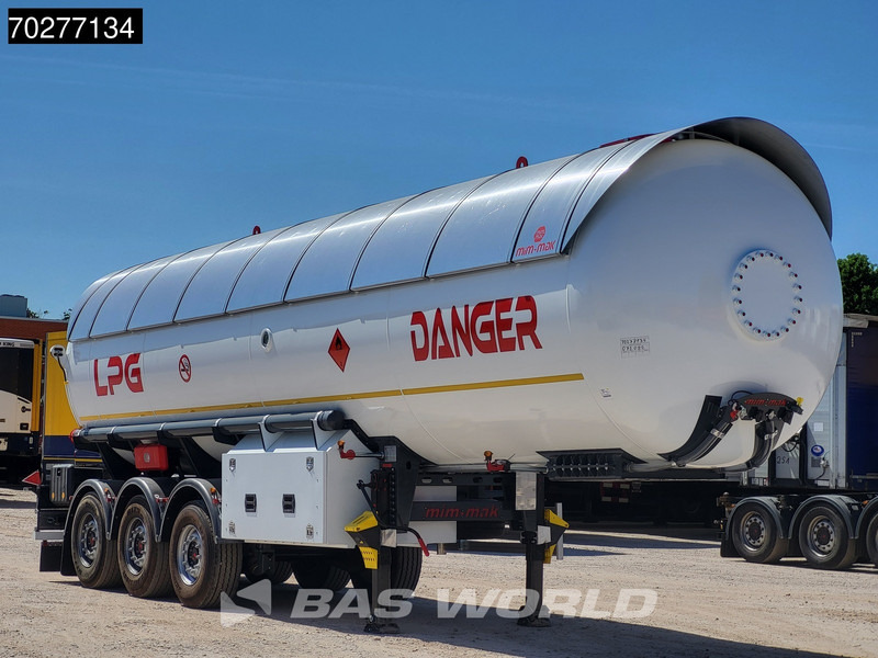 Mim-Mak LPG TRANSPORT TANK 3 axles NEW 48m3 Liftachse Gas ADR - Puspriekabė cisterna: foto 3 Mim-Mak LPG TRANSPORT TANK 3 axles NEW 48m3 Liftachse Gas ADR - Puspriekabė cisterna: foto 3