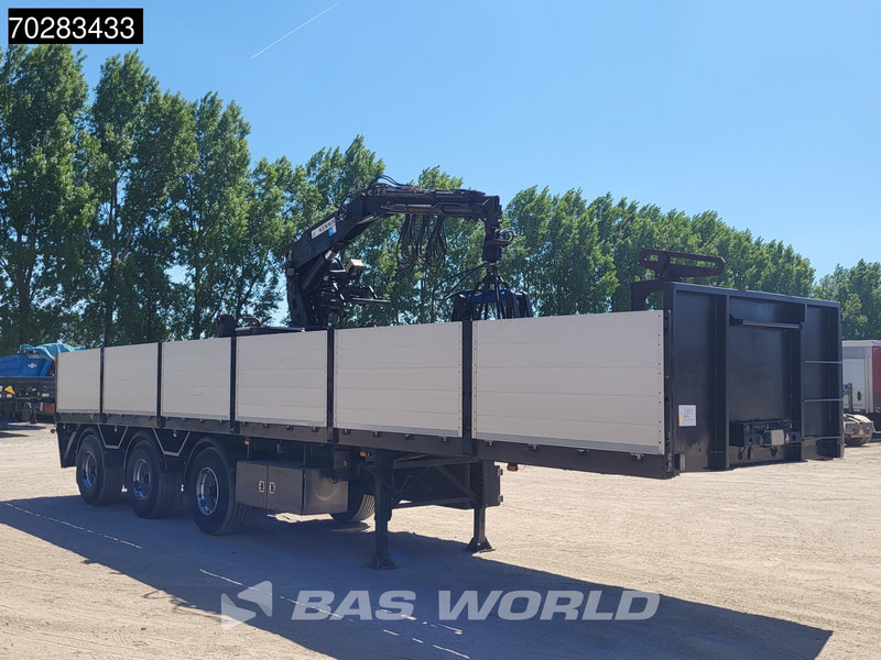 Pacton TPD347 TUV 02/26 2x Steering Axle Crane 16R - Platforminė/ Bortinė puspriekabė: foto 3 Pacton TPD347 TUV 02/26 2x Steering Axle Crane 16R - Platforminė/ Bortinė puspriekabė: foto 3