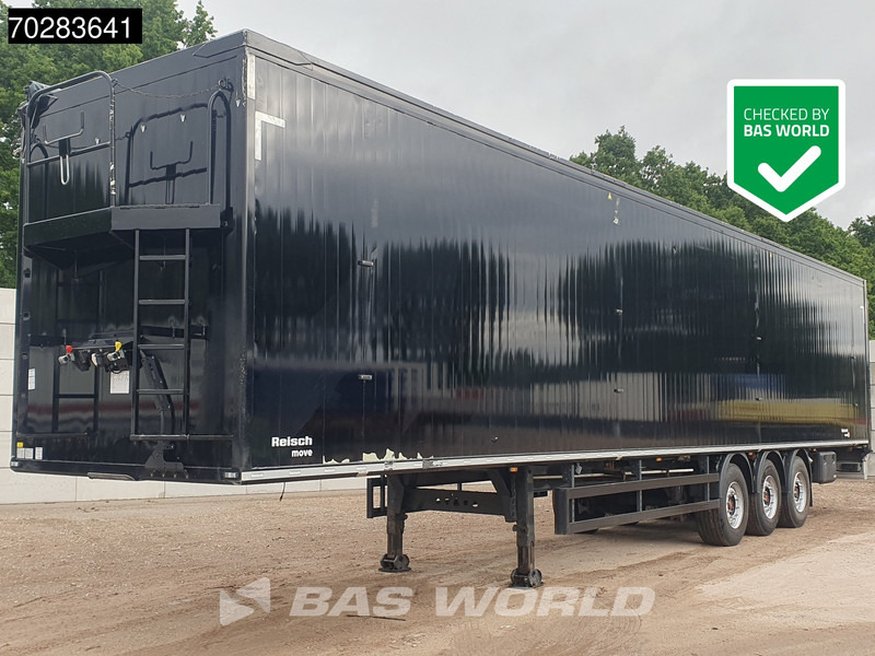 Reisch RSBS-3-15 3 axles LANG-LKW 10mm Lift Axle Very good condition - Su slankiojanciomis grindimis puspriekabė: foto 1 Reisch RSBS-3-15 3 axles LANG-LKW 10mm Lift Axle Very good condition - Su slankiojanciomis grindimis puspriekabė: foto 1