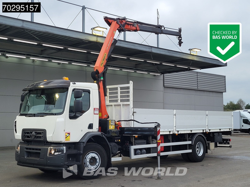 Renault C 280 4X2 Palfinger PK12002 EH Kran Crane Remote Control Automatic Euro 6 - Platforminis/ Bortinis sunkvežimis, Sunkvežimis su kranu: foto 1 Renault C 280 4X2 Palfinger PK12002 EH Kran Crane Remote Control Automatic Euro 6 - Platforminis/ Bortinis sunkvežimis, Sunkvežimis su kranu: foto 1