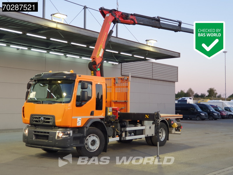 Renault C 320 4X2 Palfinger PK 18002 EH Crane Optibrake Automatic Euro 6 - Platforminis/ Bortinis sunkvežimis, Sunkvežimis su kranu: foto 1 Renault C 320 4X2 Palfinger PK 18002 EH Crane Optibrake Automatic Euro 6 - Platforminis/ Bortinis sunkvežimis, Sunkvežimis su kranu: foto 1