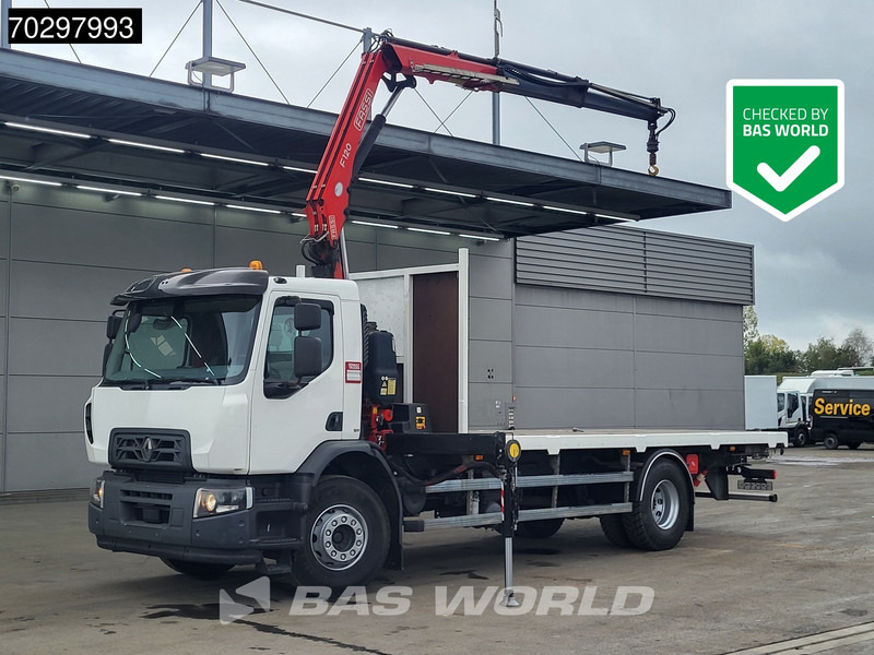 Renault C 320 C 4X2 Fassi F120B.1.22 Crane Remote Automatic Euro 6 - Platforminis/ Bortinis sunkvežimis, Sunkvežimis su kranu: foto 1 Renault C 320 C 4X2 Fassi F120B.1.22 Crane Remote Automatic Euro 6 - Platforminis/ Bortinis sunkvežimis, Sunkvežimis su kranu: foto 1