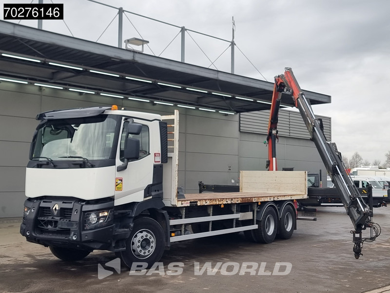 Renault C 380 6X4 Palfinger PK18002-EH C Remote Retarder Euro 6 - Platforminis/ Bortinis sunkvežimis, Sunkvežimis su kranu: foto 5 Renault C 380 6X4 Palfinger PK18002-EH C Remote Retarder Euro 6 - Platforminis/ Bortinis sunkvežimis, Sunkvežimis su kranu: foto 5