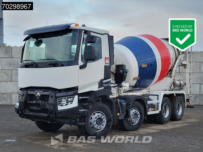 Renault C 380 C 8X4 9m3 Schwing Stetter mixer Steelsuspension Automatic Euro 6 - Betonvežis: foto 1 Renault C 380 C 8X4 9m3 Schwing Stetter mixer Steelsuspension Automatic Euro 6 - Betonvežis: foto 1