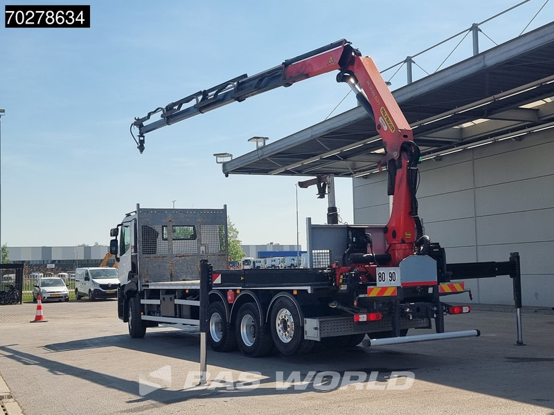 Renault C 480 8X4 Palfinger 24.001 SLD5 Kran Crane Lift-Lenkachse Euro 6 - Platforminis/ Bortinis sunkvežimis, Sunkvežimis su kranu: foto 2 Renault C 480 8X4 Palfinger 24.001 SLD5 Kran Crane Lift-Lenkachse Euro 6 - Platforminis/ Bortinis sunkvežimis, Sunkvežimis su kranu: foto 2
